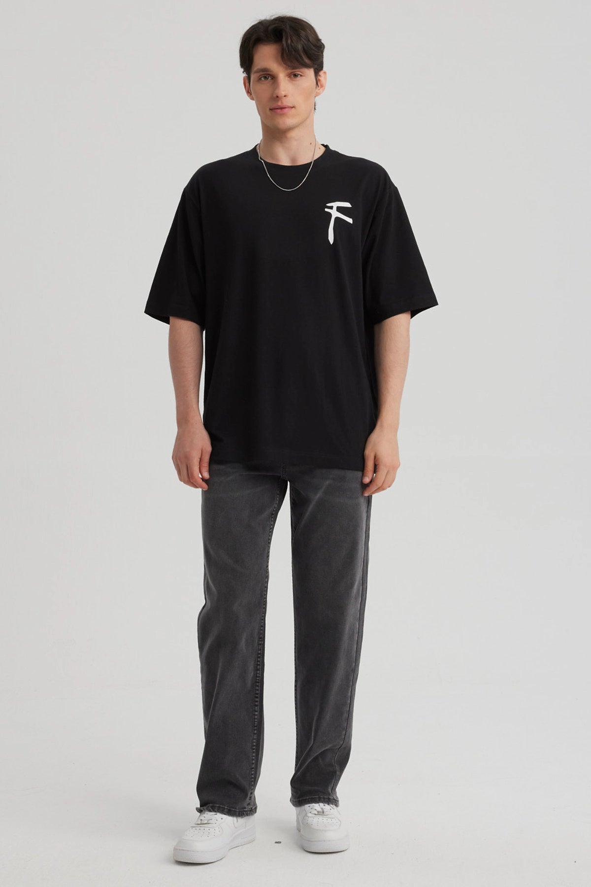 Jeans Hombre Slim Clásico Gris