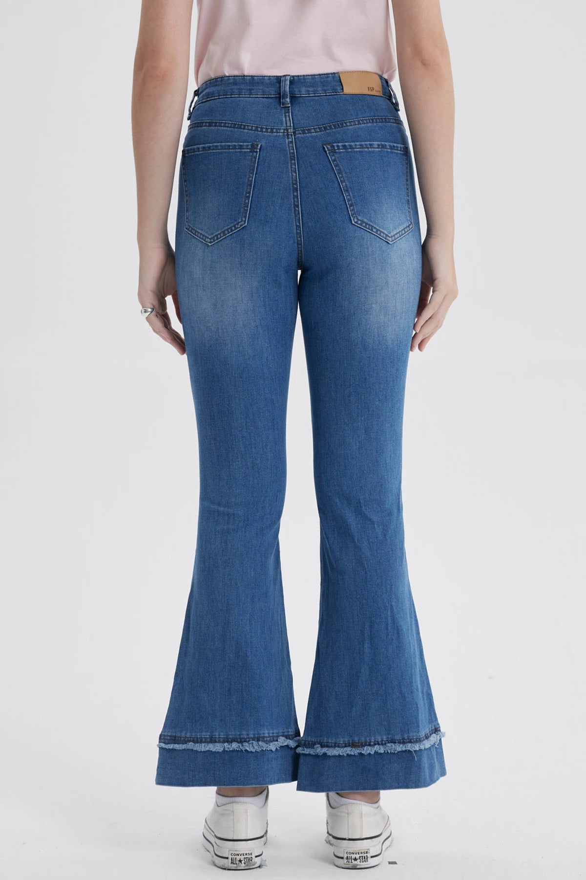 Jeans Mujer Flare Basta Azul