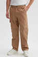 Jeans Hombre Doble Cargo Café