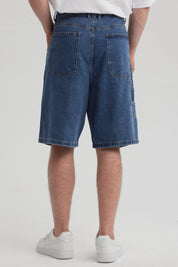 Bermuda Hombre Bolsillo Azul Claro