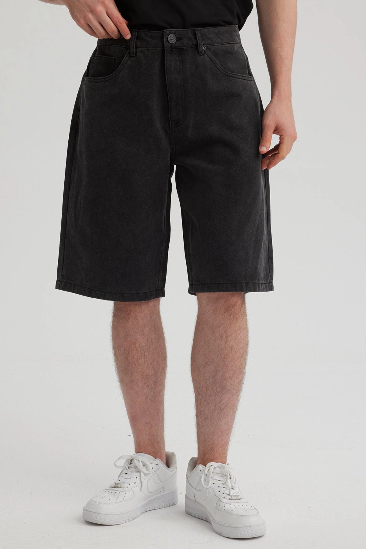 Bermuda Hombre Bolsillo Gris