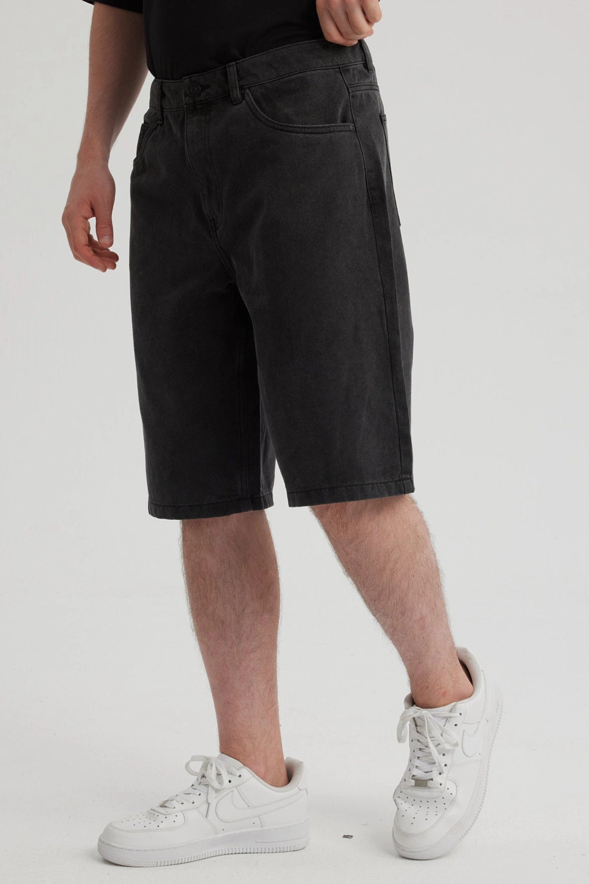 Bermuda Hombre Bolsillo Gris