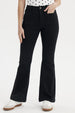 Jeans Mujer Flare Bolsiillos Negro