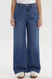 Jeans Mujer Calce Recto Azul