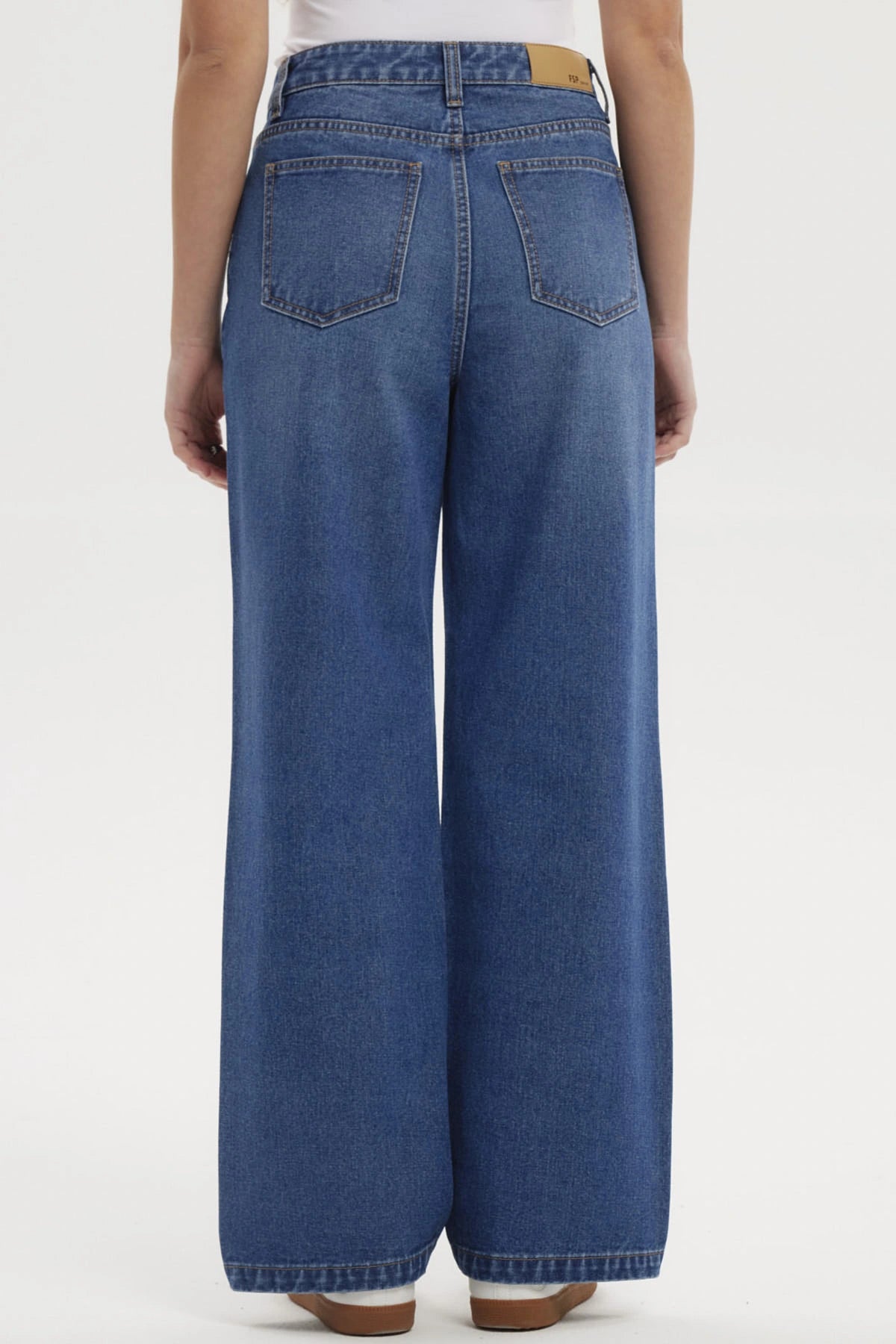 Jeans Mujer Calce Recto Azul