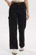 Jeans Mujer Calce Recto Color Negro