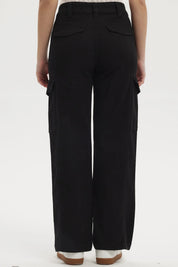 Jeans Mujer Calce Recto Color Negro