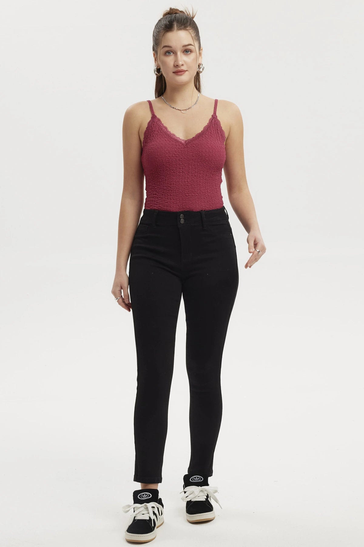 Jeans Mujer Jenny Skinny Negro