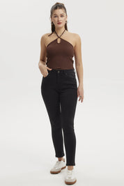 Jeans Mujer Super Skinny Estela Negro