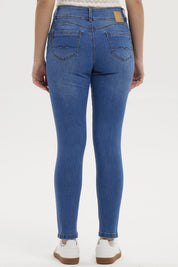 Jeans Mujer Skinny Kim Azul