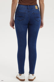 Jeans Mujer Skinny Kim Azul Oscuro