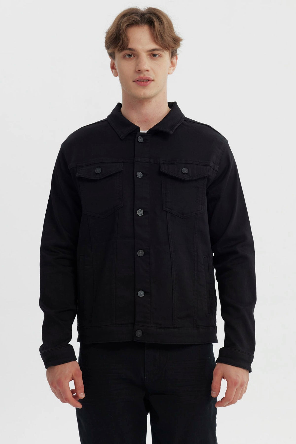 Chaqueta Hombre Clásica Negro
