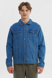 Chaqueta Hombre Clásica Azul