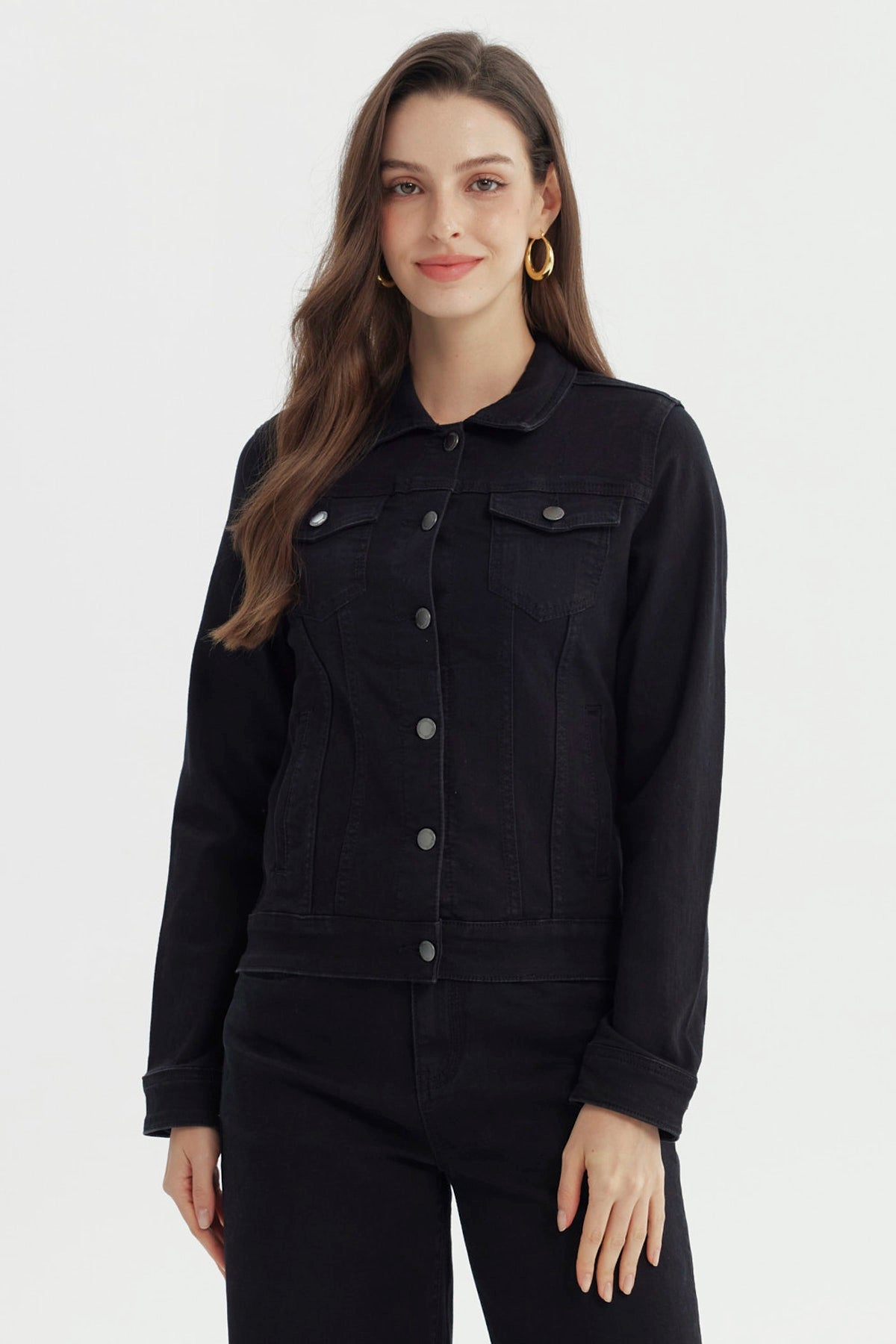 Chaqueta Mujer Clásica Negro