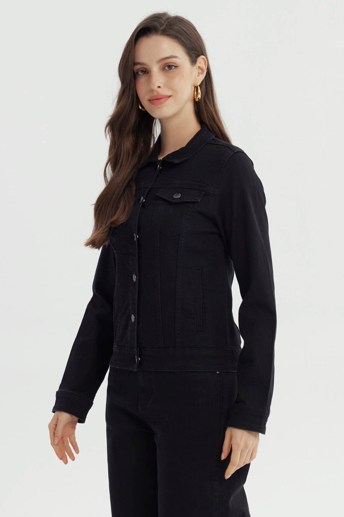 Chaqueta Mujer Clásica Negro