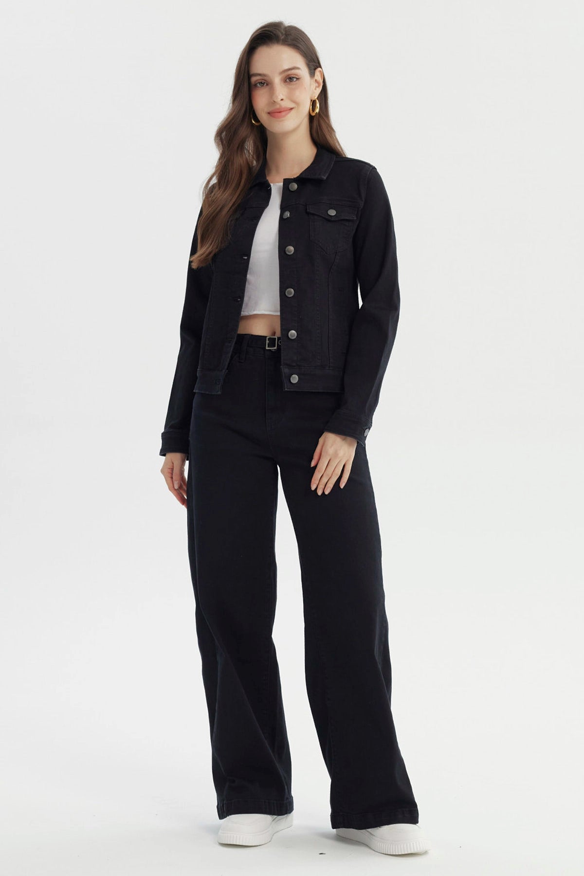 Chaqueta Mujer Clásica Negro
