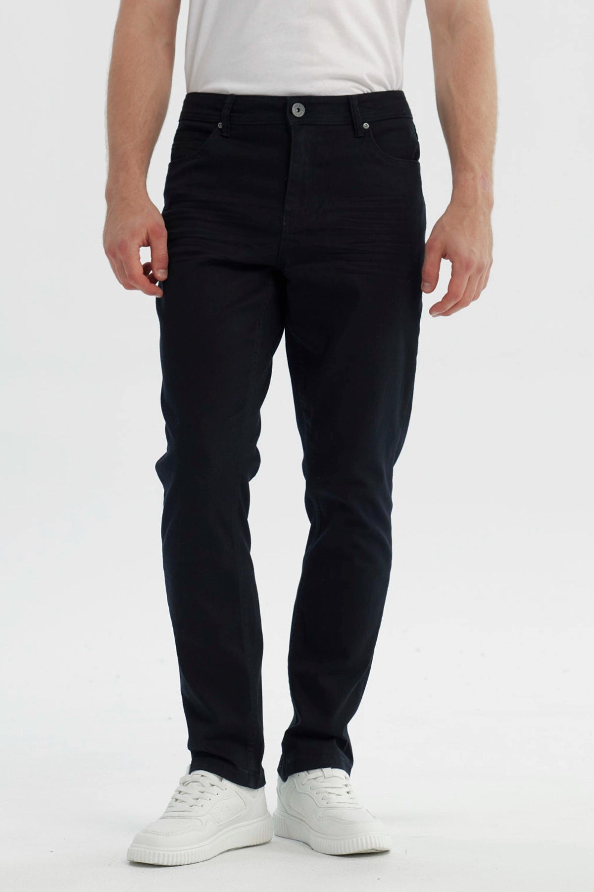 Jeans Hombre Slim Negro