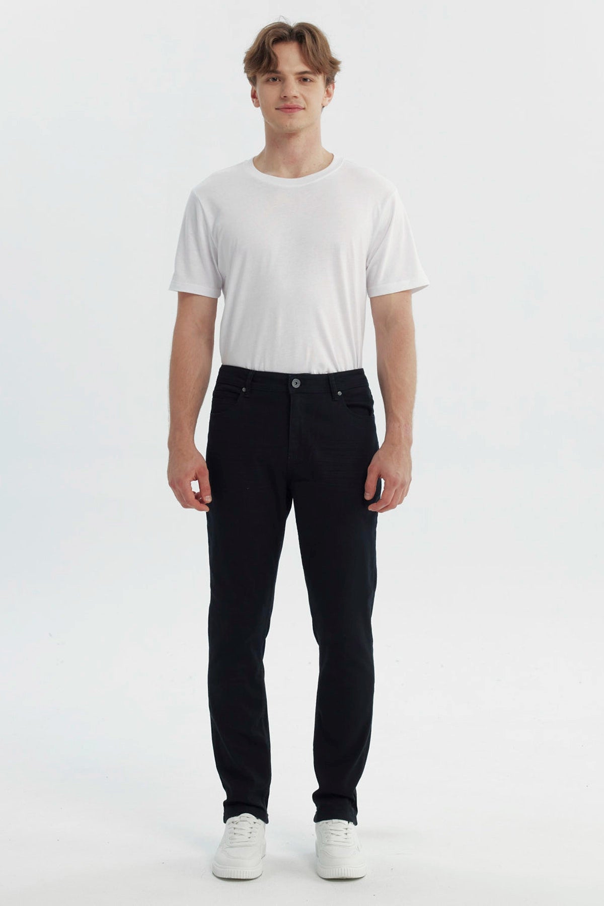 Jeans Hombre Slim Negro