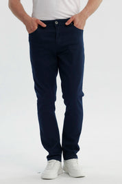 Jeans Hombre Slim Azul Marino