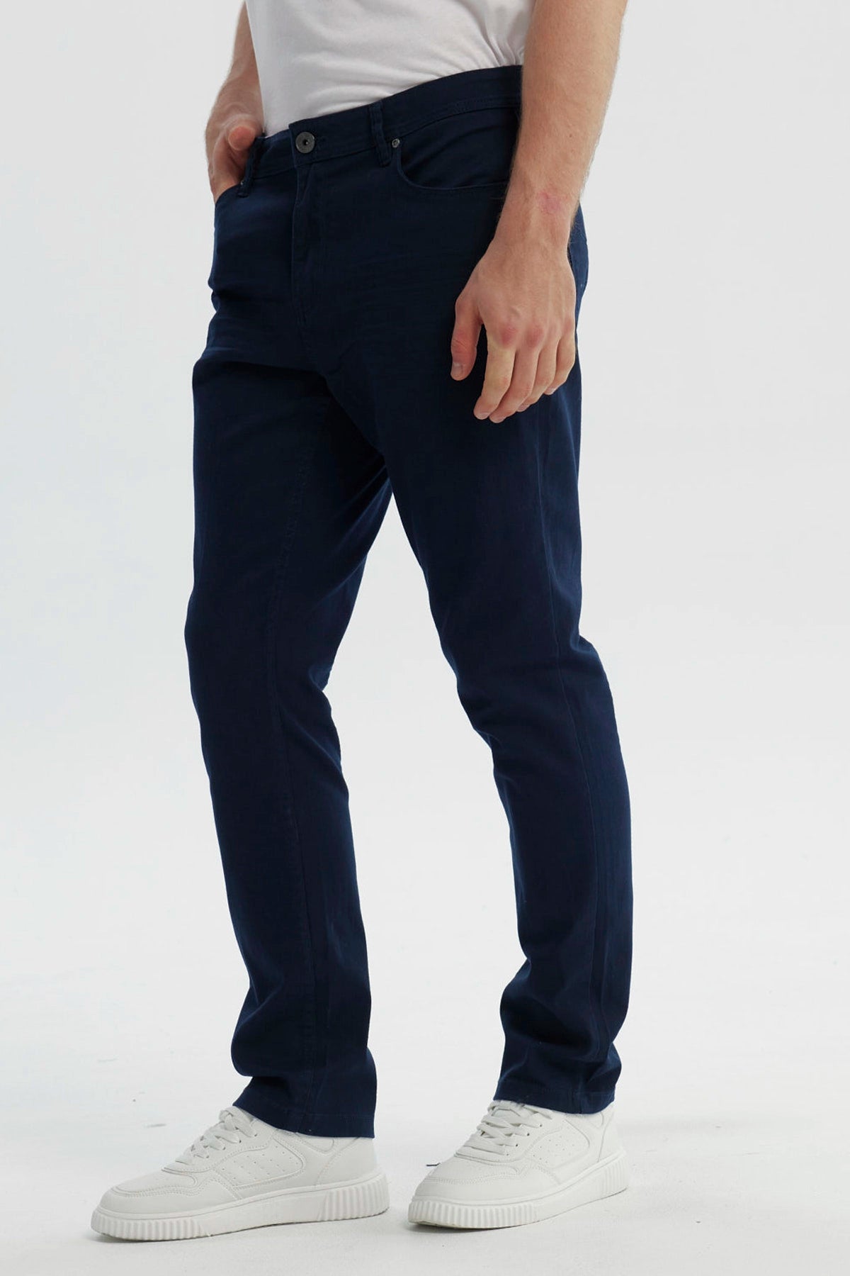 Jeans Hombre Slim Azul Marino