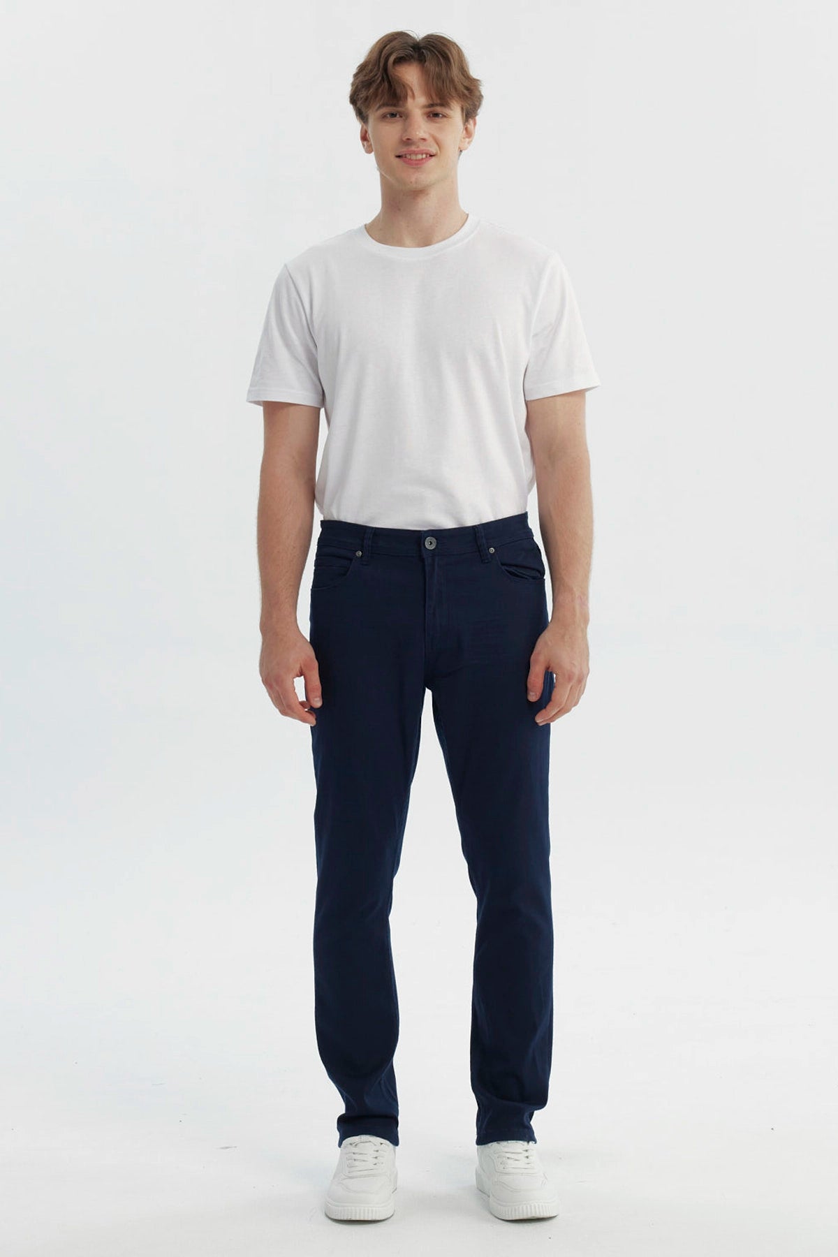 Jeans Hombre Slim Azul Marino