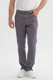 Jeans Hombre Slim Gris