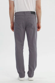 Jeans Hombre Slim Gris