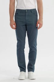 Jeans Hombre Slim Petroleo