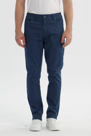 Jeans Hombre Slim Azul