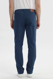 Jeans Hombre Slim Azul