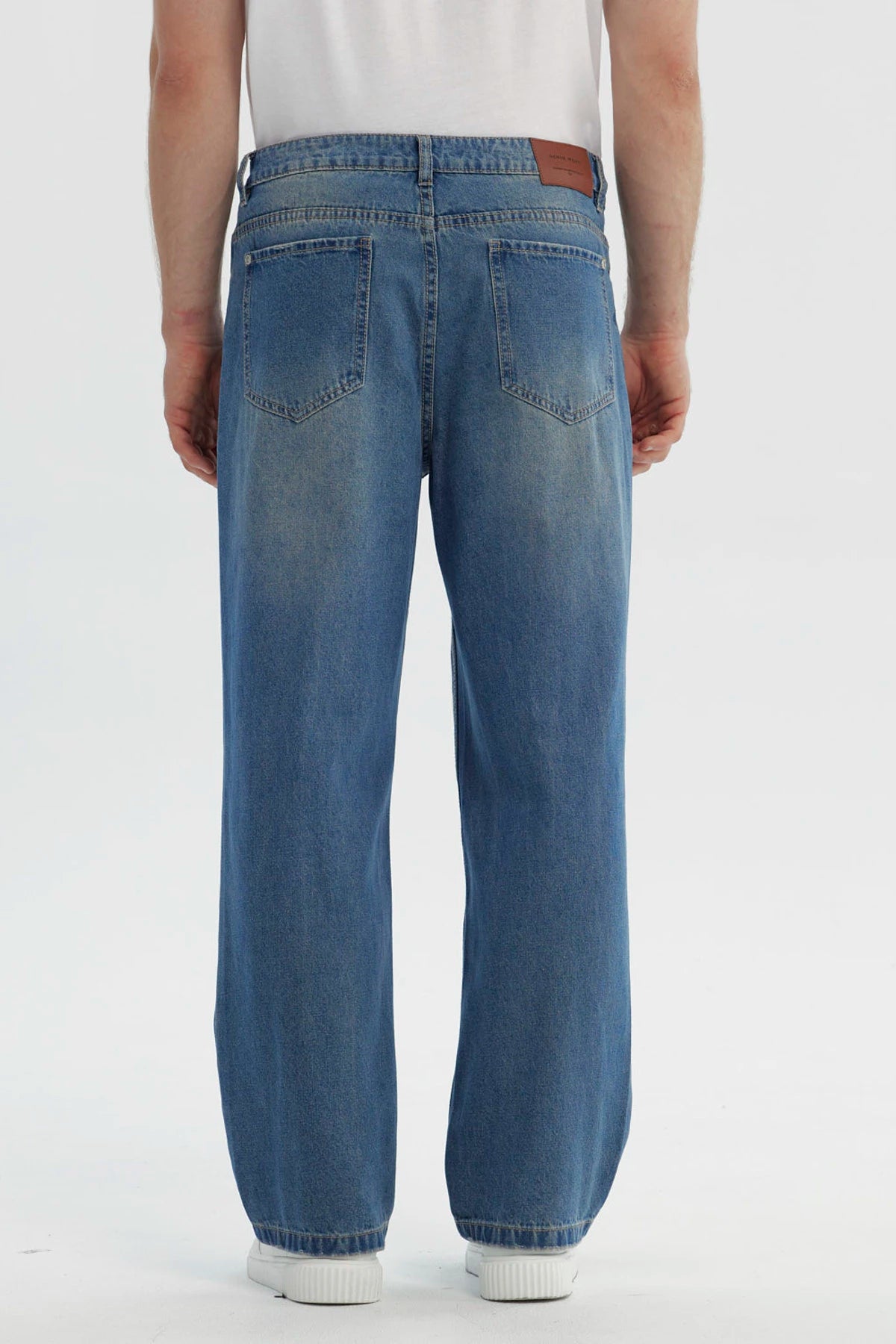 Jeans Hombre Straight Azul Claro