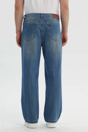 Jeans Hombre Straight Azul Claro