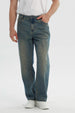 Jeans Hombre Straight Azul Retro