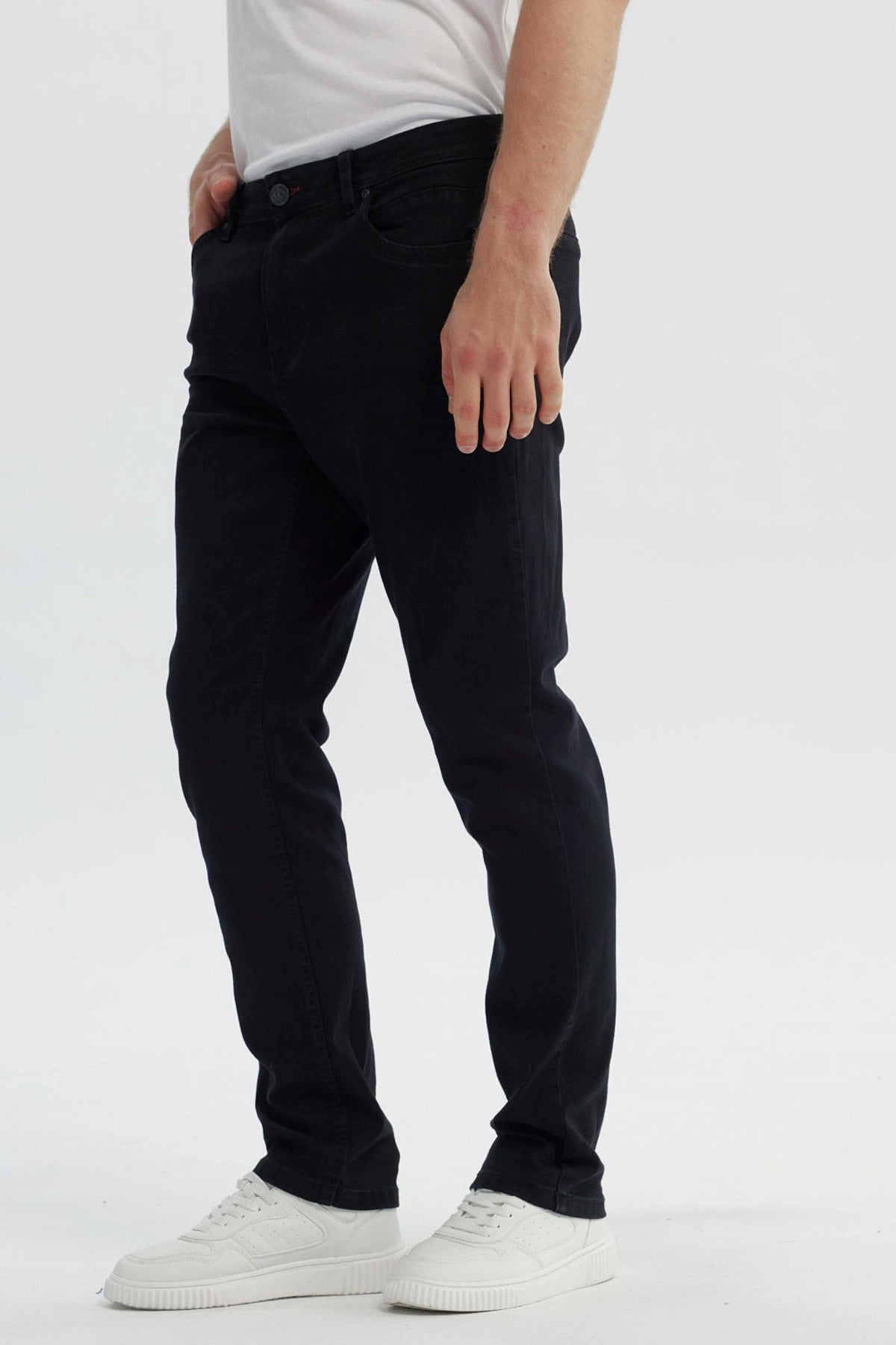 Jeans Hombre Slim Negro