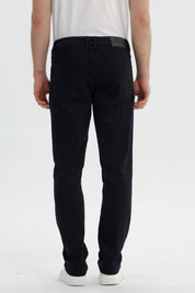 Jeans Hombre Slim Negro