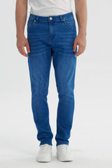 Jeans Slim Hombre Azul