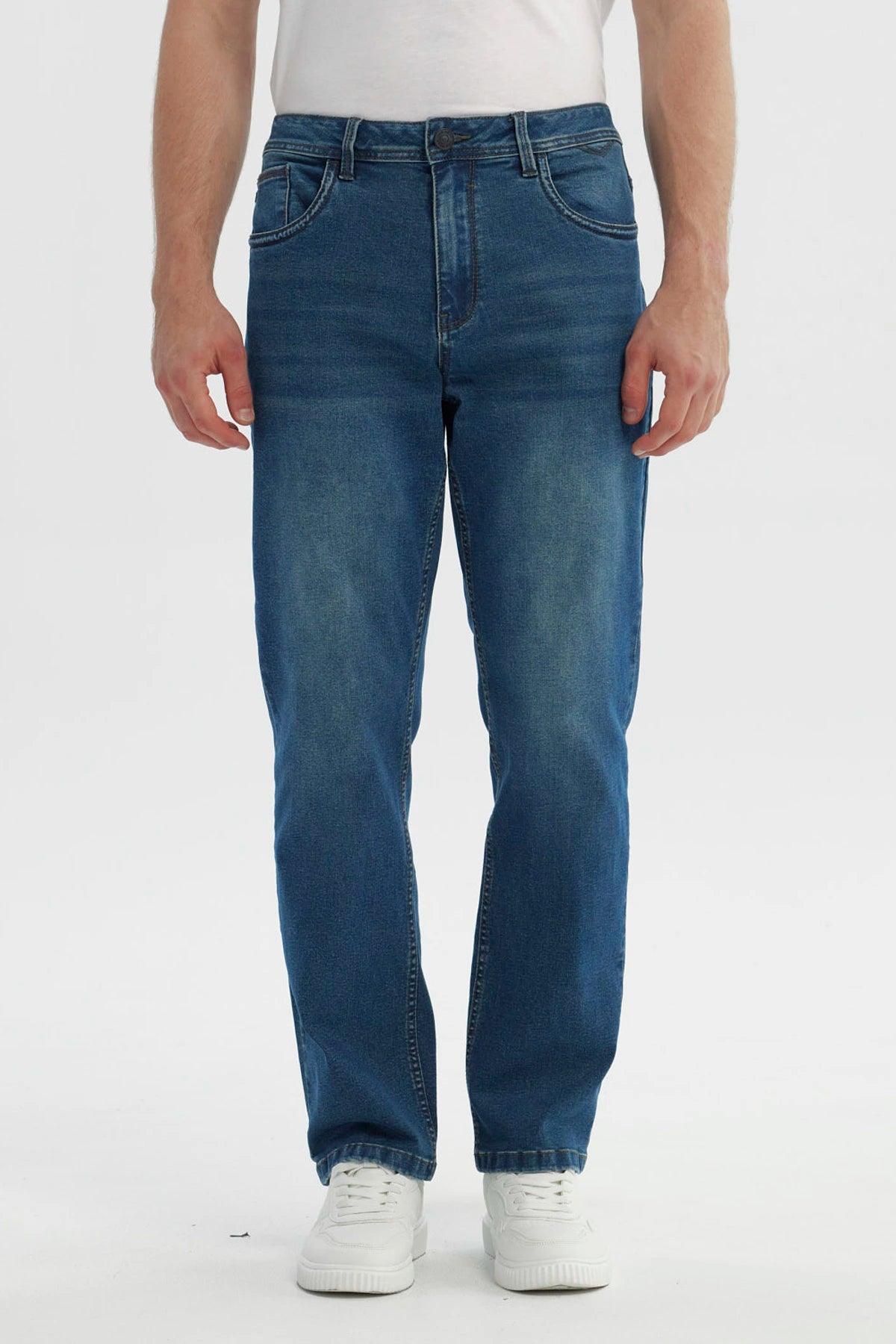 Jeans Hombre Clásico Azul Indigo