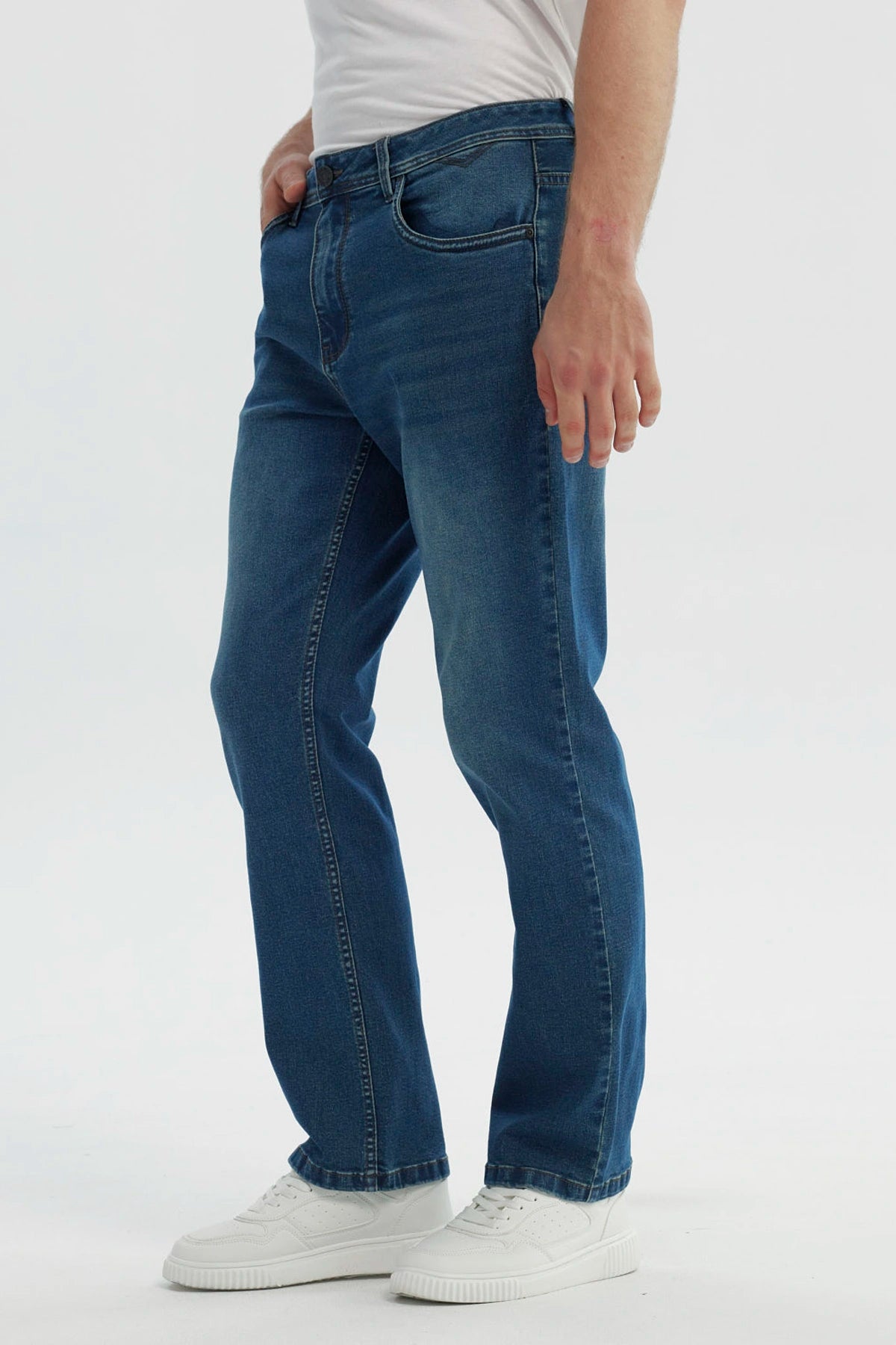 Jeans Hombre Clásico Azul Indigo