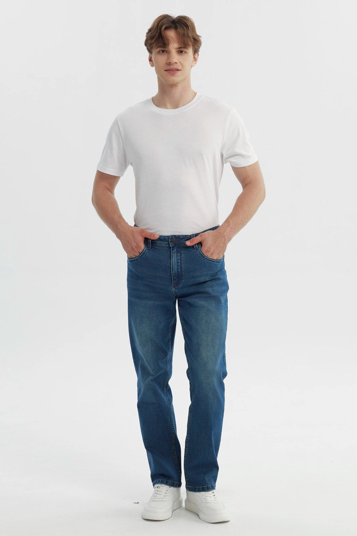 Jeans Hombre Clásico Azul Indigo