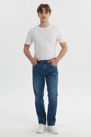 Jeans Hombre Clásico Azul Indigo