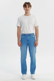 Jeans Hombre Clásico Azul Claro