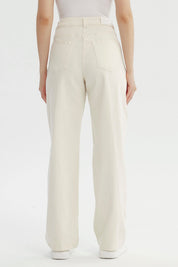 Jeans Mujer Calce Recto Crudo