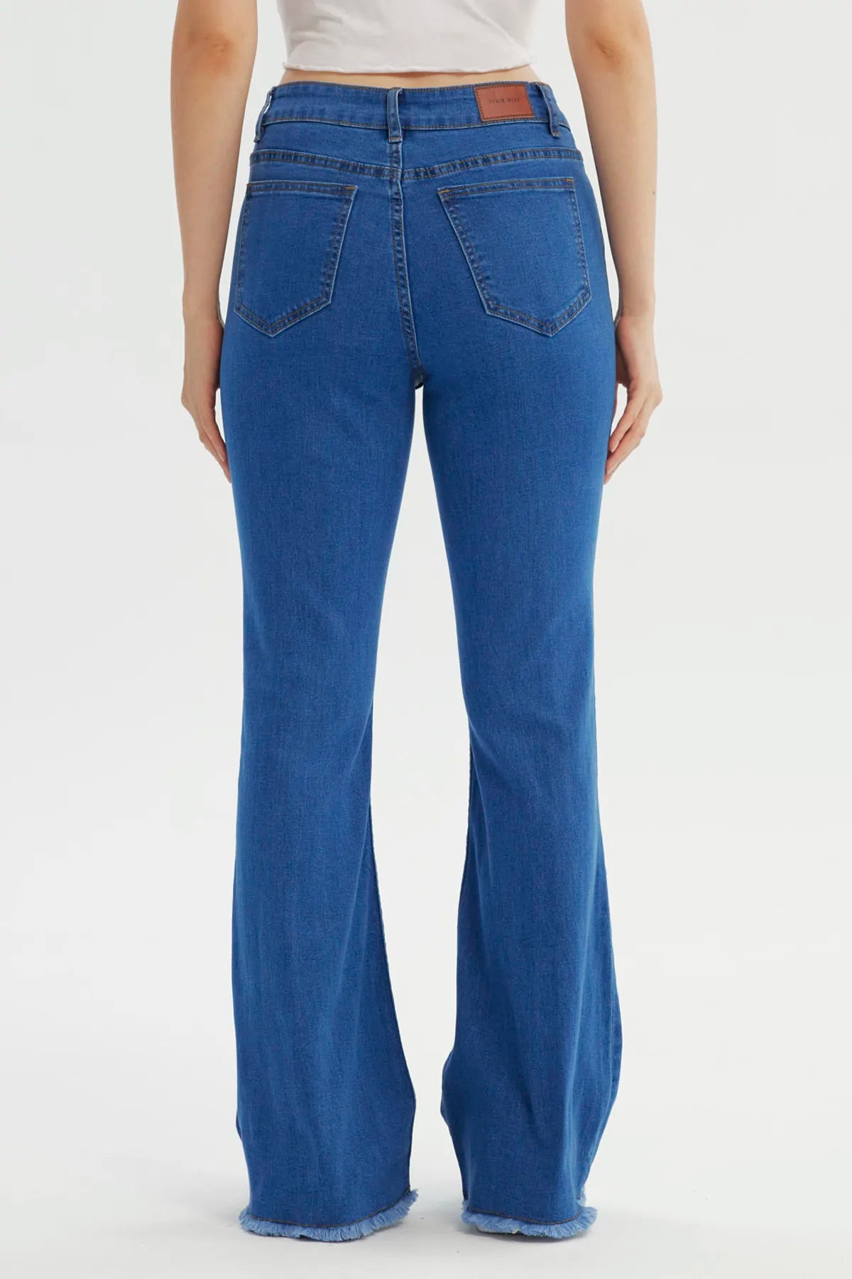 Jeans Mujer Flare Azul