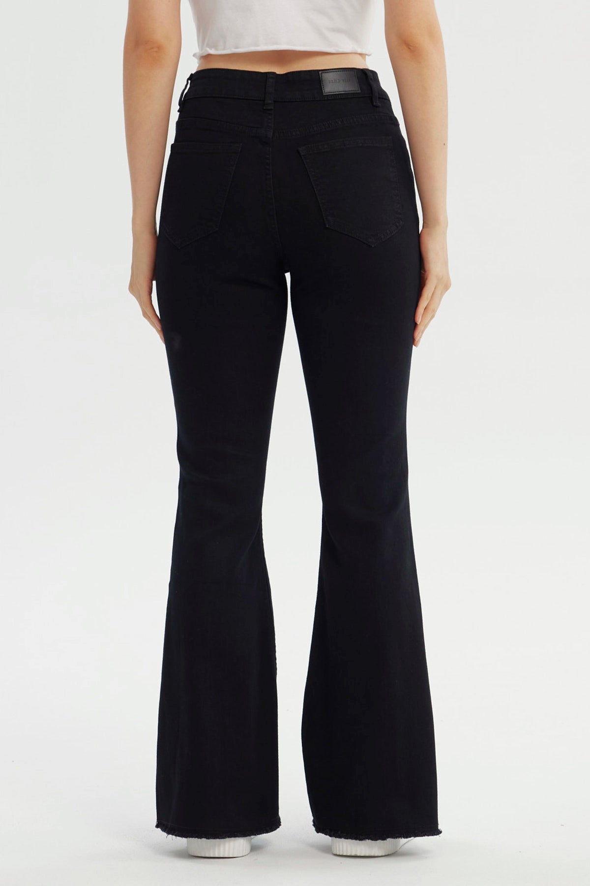 Jeans Mujer Flare Negro