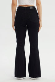 Jeans Mujer Flare Negro