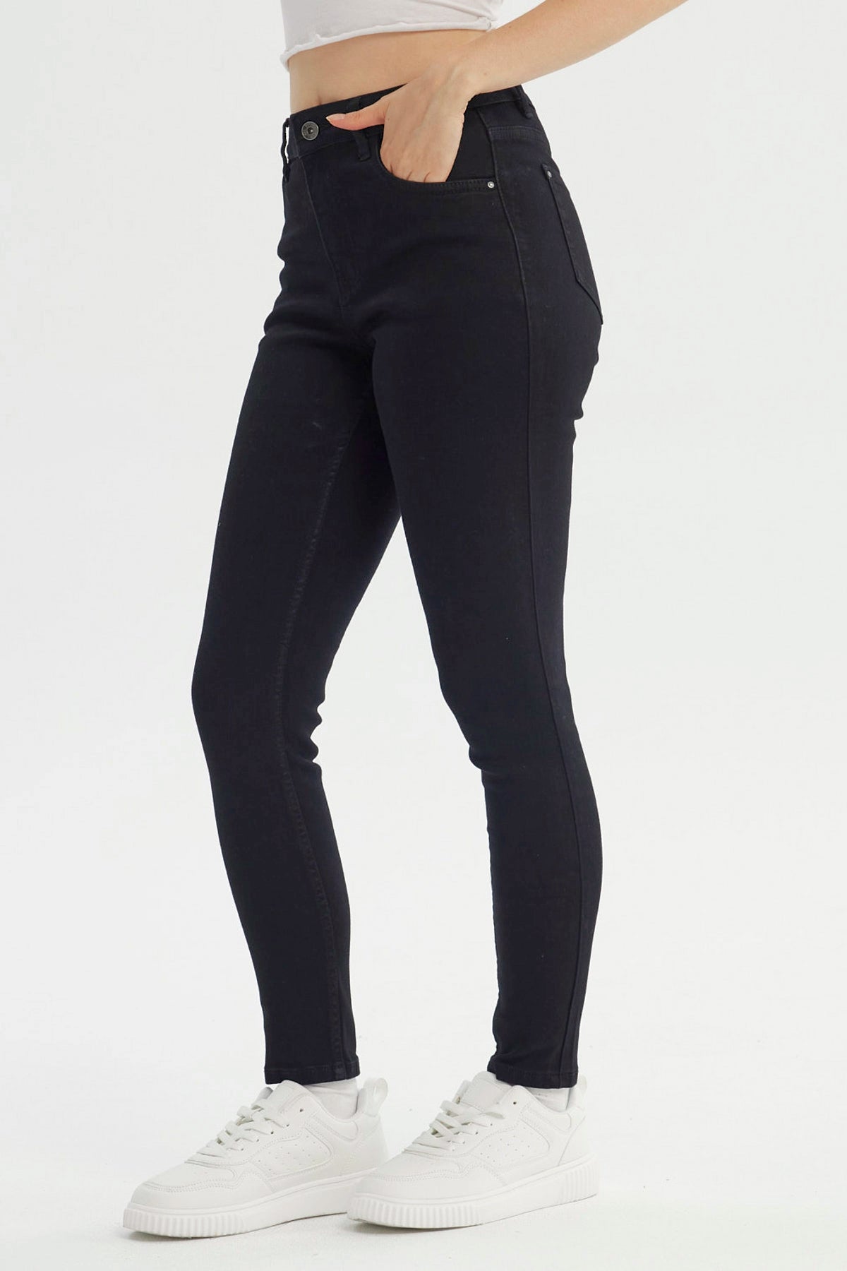 Jeans Mujer Superskinny Negro