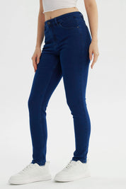 Jeans Mujer Superskinny Azul Marino