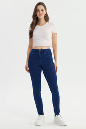 Jeans Mujer Superskinny Azul Marino