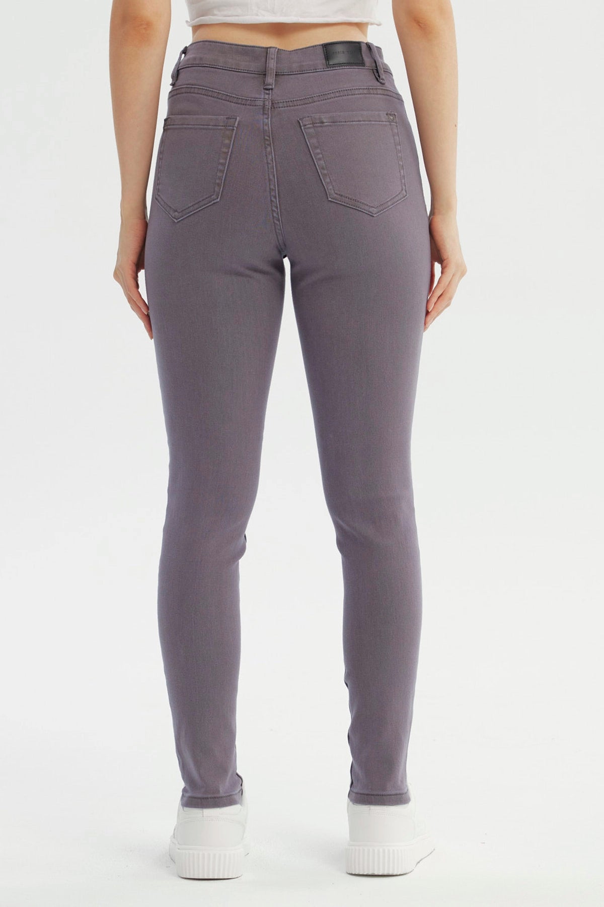 Jeans Mujer Superskinny Gris