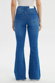 Jeans Mujer Flare Azul